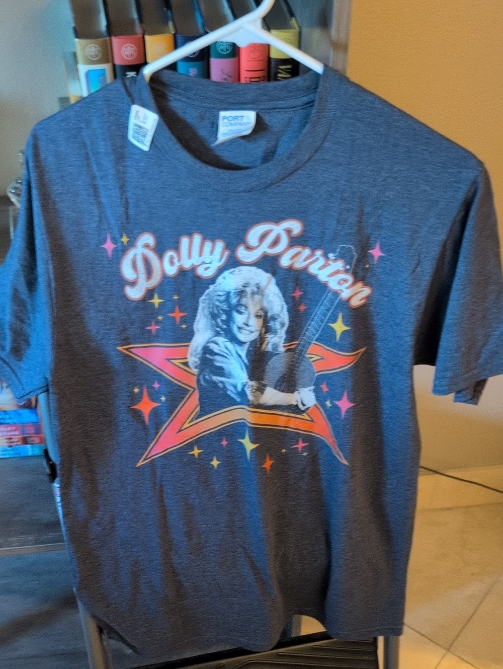 Dolly Parton Graphic Tee - Dark Gray